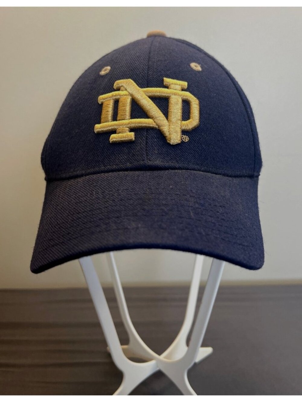 Vintage Notre Dame Hat Cap Zephyr Fitted 6 7/8 Wool Blend Fighting Irish